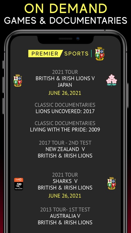 Premier Sports Lions