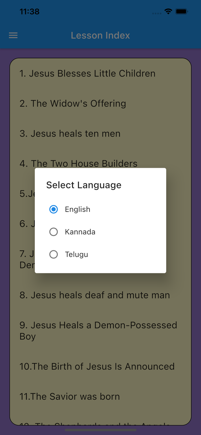 Sunday School Activity