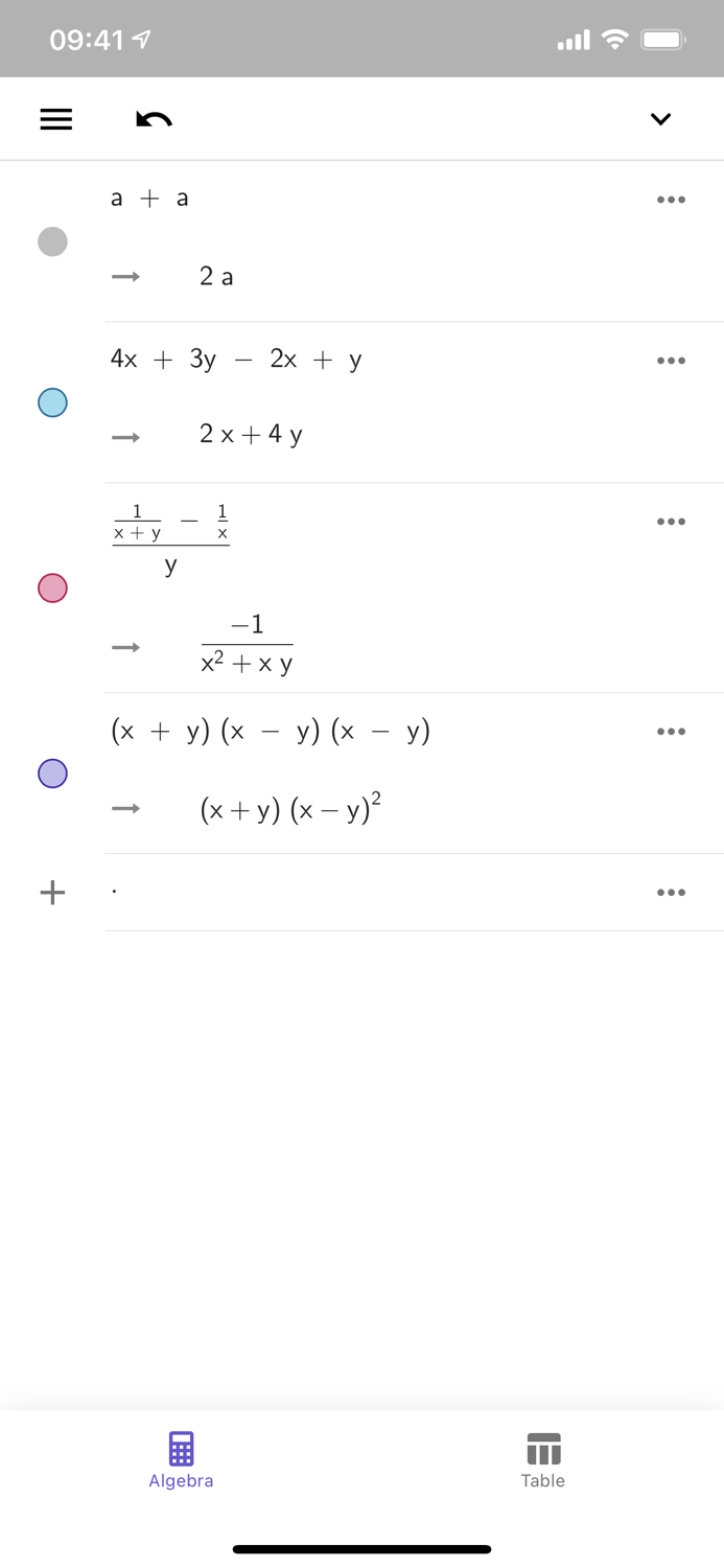 GeoGebra Calculator Suite