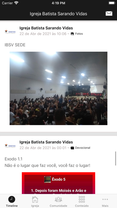 Igreja Batista Sarando Vidas Screenshot