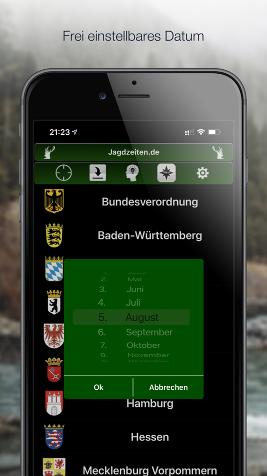 #8. Jagdzeiten.de Premium App (iOS) Podle: Justus von Richthofen