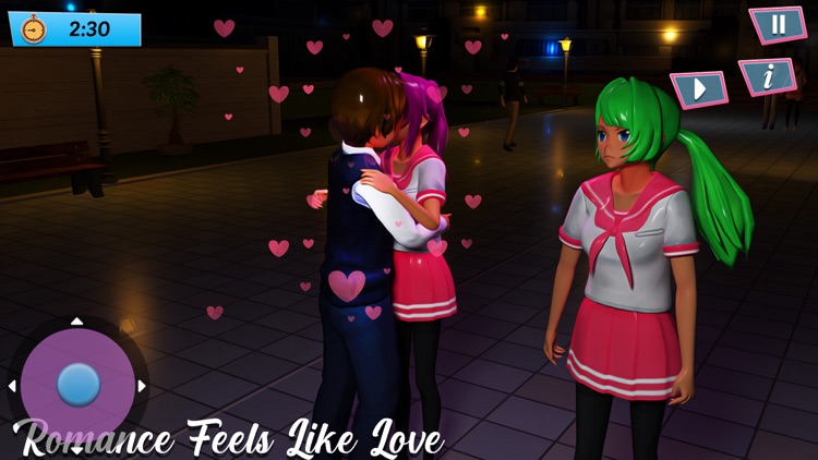 Anime High School Student Life screenshot-3