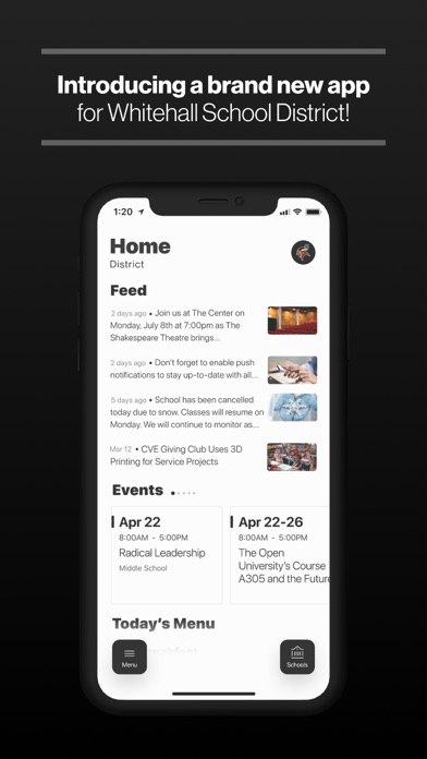 Whitehall School District, WI Screenshot