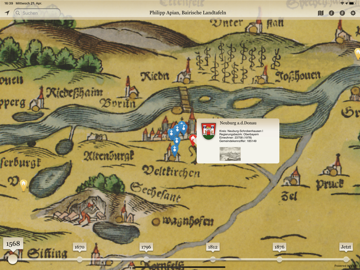 Bayern in historischen Karten
