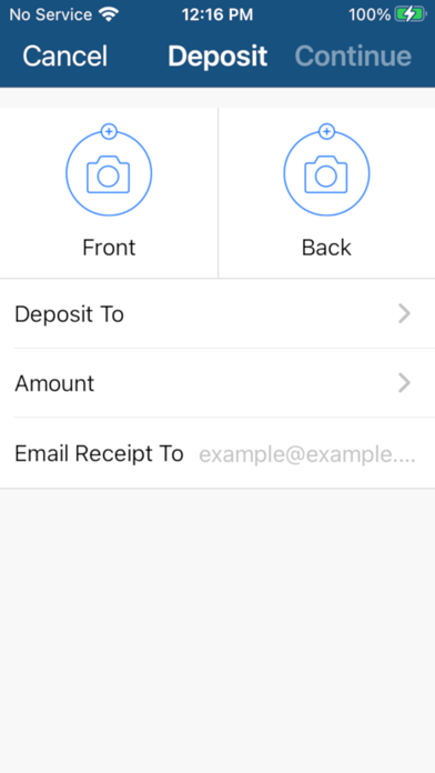 First State Business eBanking Screenshot