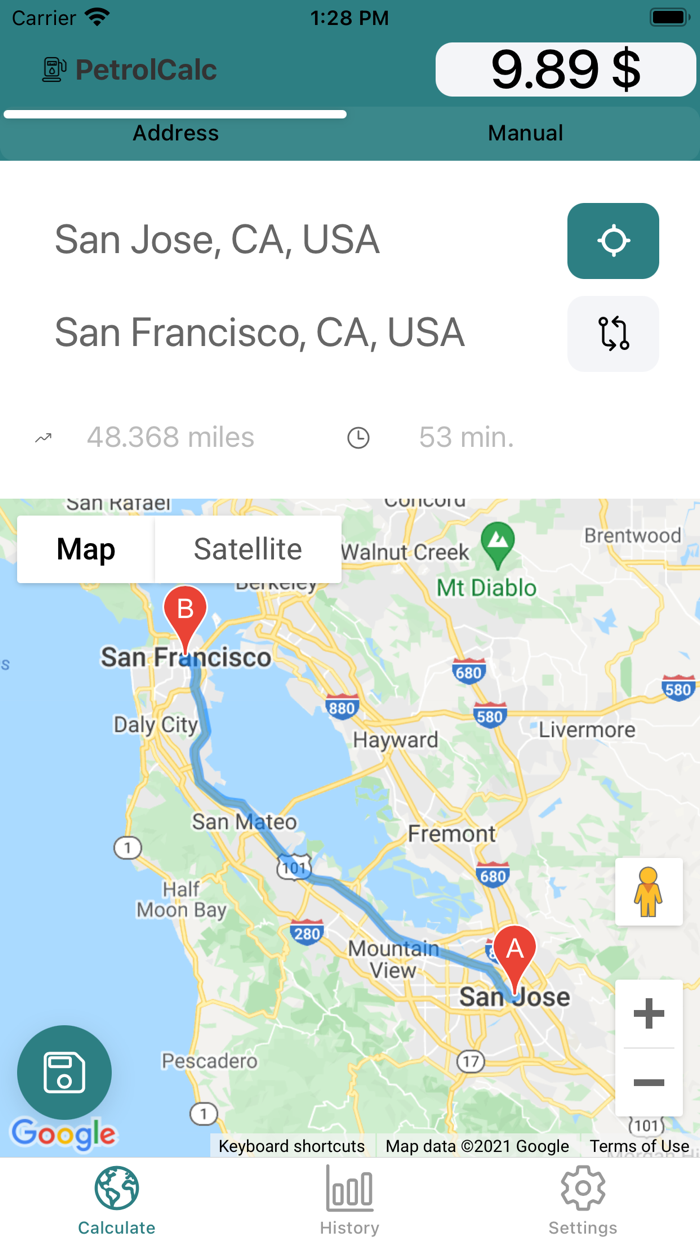 PetrolCalc-Track Fuel Expenses