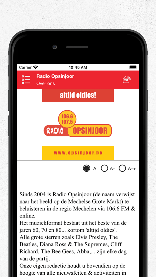 #4. Radio Opsinjoor (iOS) 由: Radio Opsinjoor