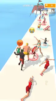 beach party run 3d iphone screenshot 3