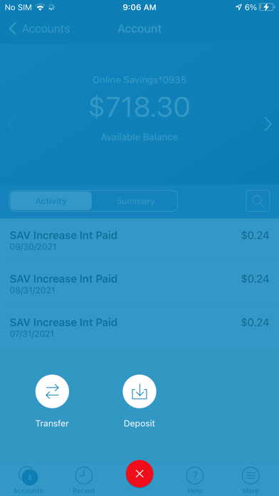 Barclays US Savings Screenshot