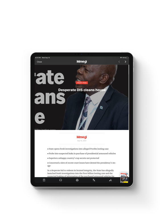 BW.News iPad screenshot 3 - Magazines & Newspapers app