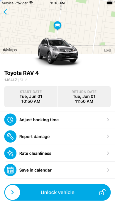 Popcar Car Share Screenshot