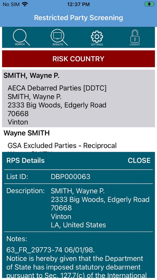 #5. Descartes Visual Compliance (iOS) โดย: The Descartes Systems Group