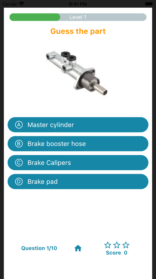 #3. Mechanic quiz game (iOS) By: E W M W W Shanka Nuwan Bandara Werapitiya