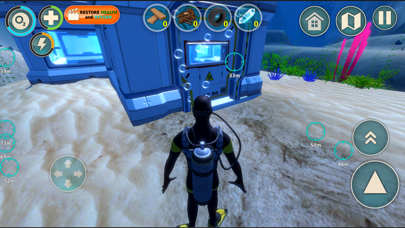 Screenshot #3 pour Underwater Survival Simulator