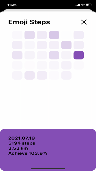 Emoji Steps - 小组件计步器 Screenshot