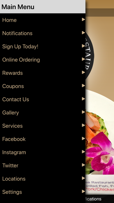 OKADA Japanese Restaurant Screenshot