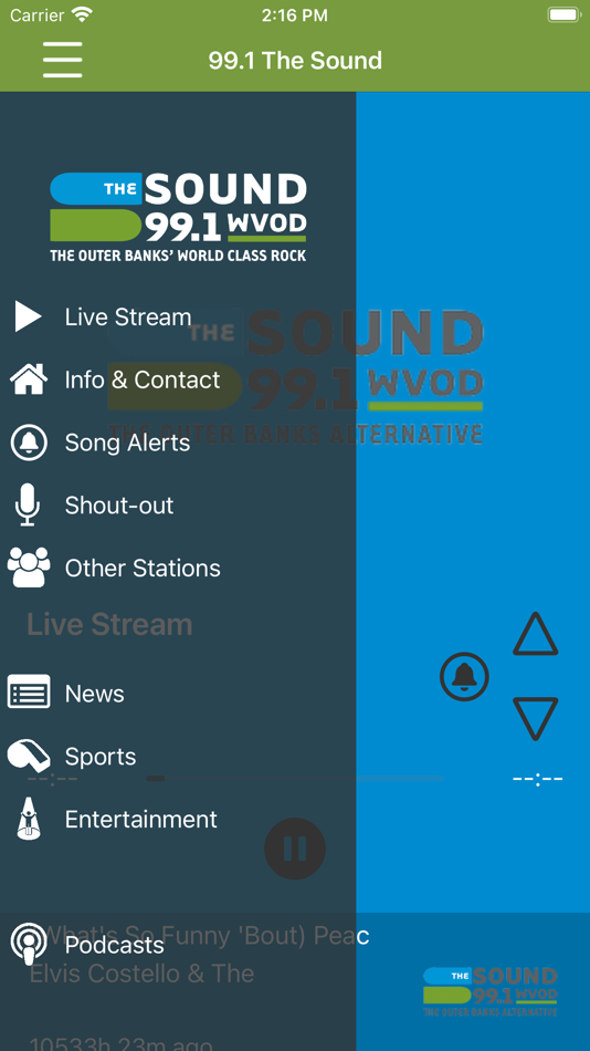 #2. 99.1FM The Sound (iOS) 由: Trevor Dickerson