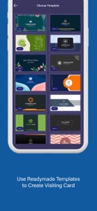 Business Card Maker - Visiting screenshot #4 for iPhone