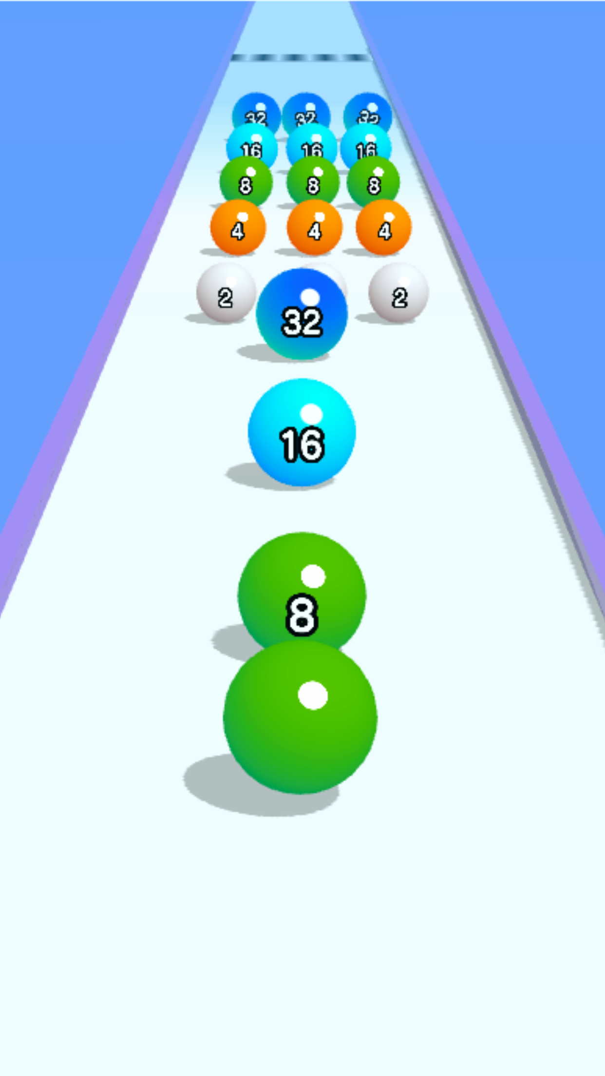 Ball Run 2048 screenshot 2