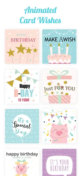 Game screenshot Animated Birthday Card Wishes apk