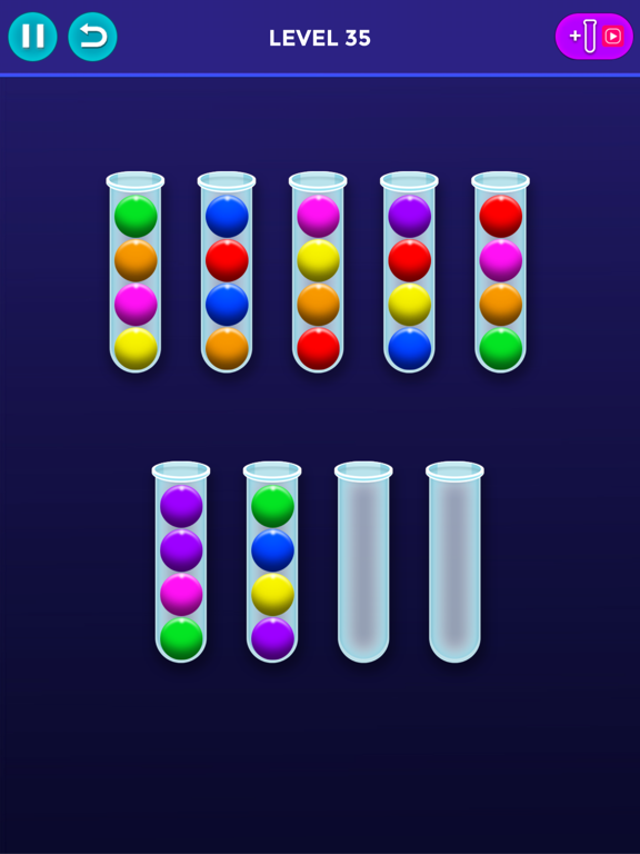 Screenshot #6 pour Ball Sort : Color Puzzle Game