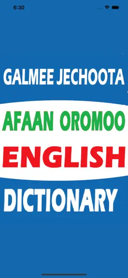 Game screenshot Afan Oromo English Dictionary mod apk