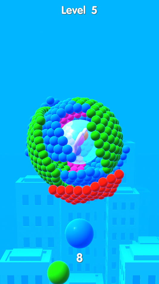 #3. Bubble Sphere Blast (iOS) 由: WANNATEST GAMES LTD