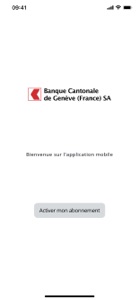 BCGEF Banque Mobile screenshot #1 for iPhone