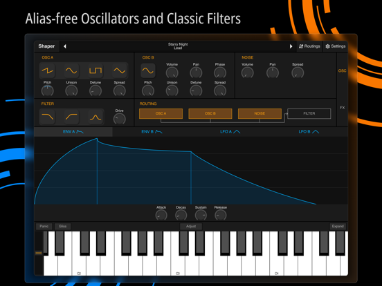 Screenshot #6 pour Shaper - Synthesizer