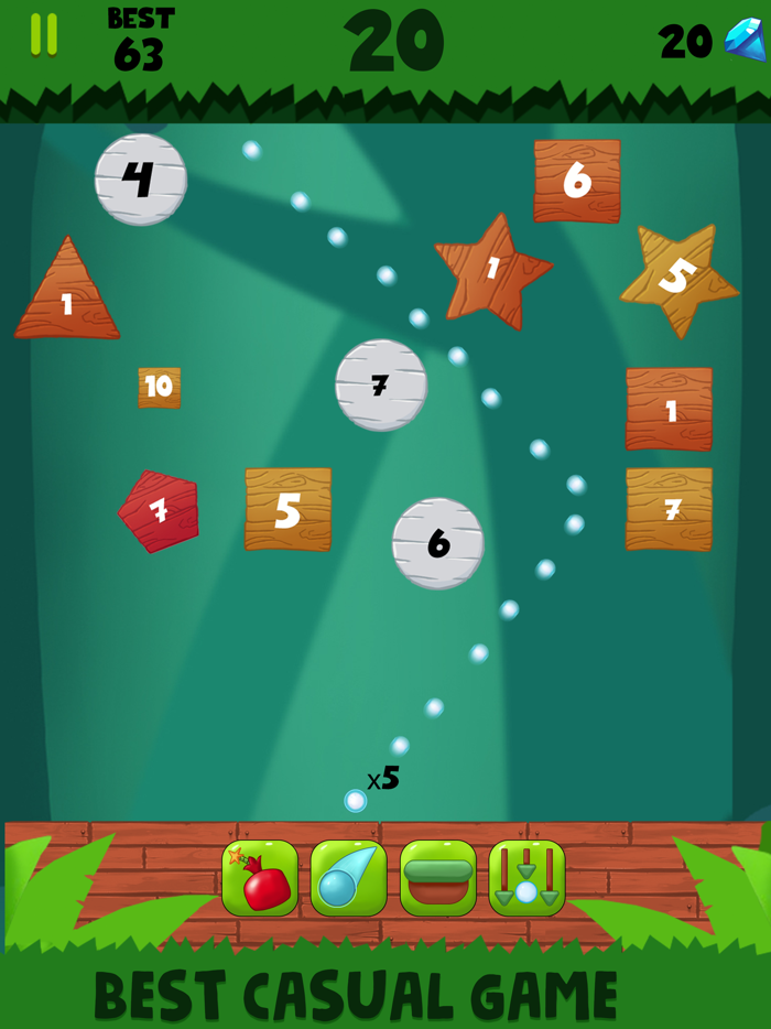 Jungle Ball Bricks Breaker