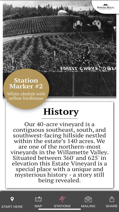 David Hill Vineyard Hike Screenshot
