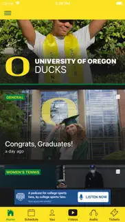 go ducks gameday iphone screenshot 1