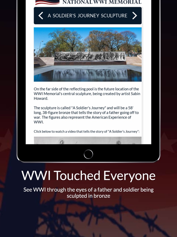 WWI Memorial Virtual Explorer