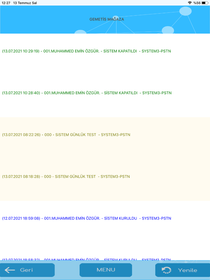 AKM ALARM SİNYAL TAKİBİ