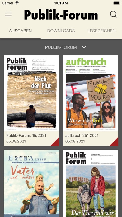 Publik-Forum Kiosk Screenshot