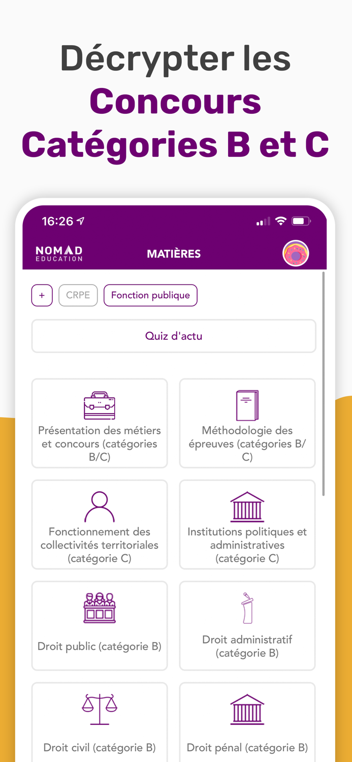 Fonction Publique B C CRPE