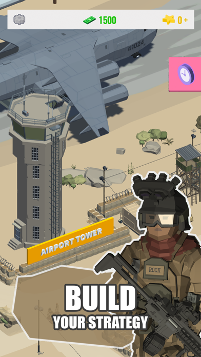 Idle Warzone 3d: Military Game Screenshot