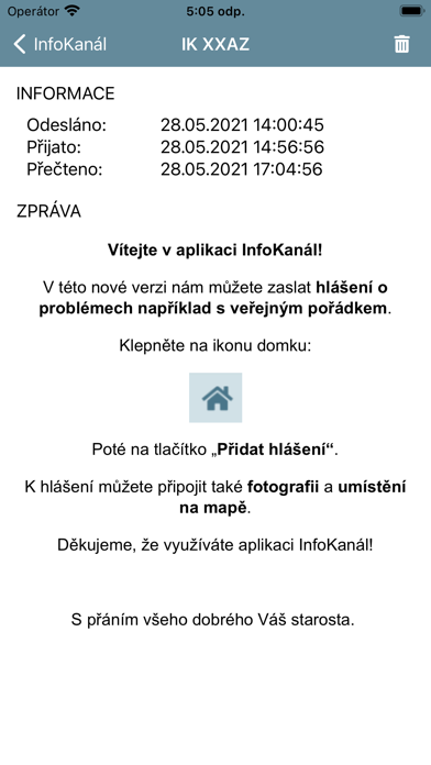 InfoKanál Screenshot