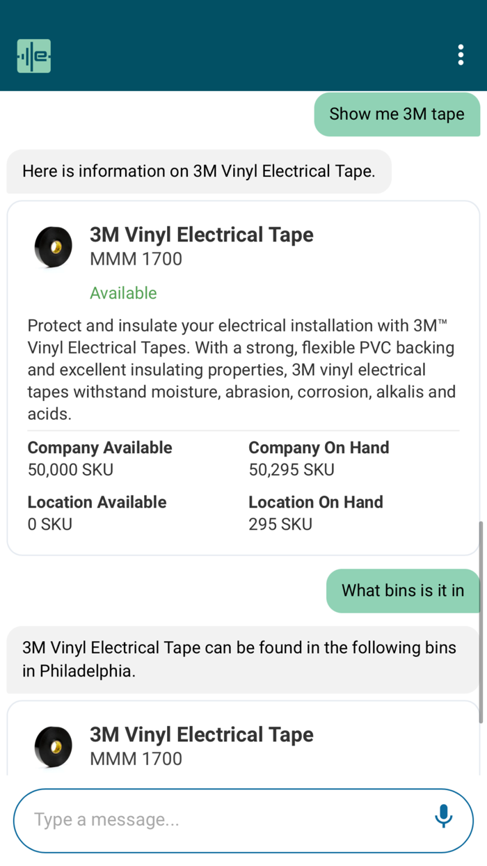 Epicor Virtual Agent EVA