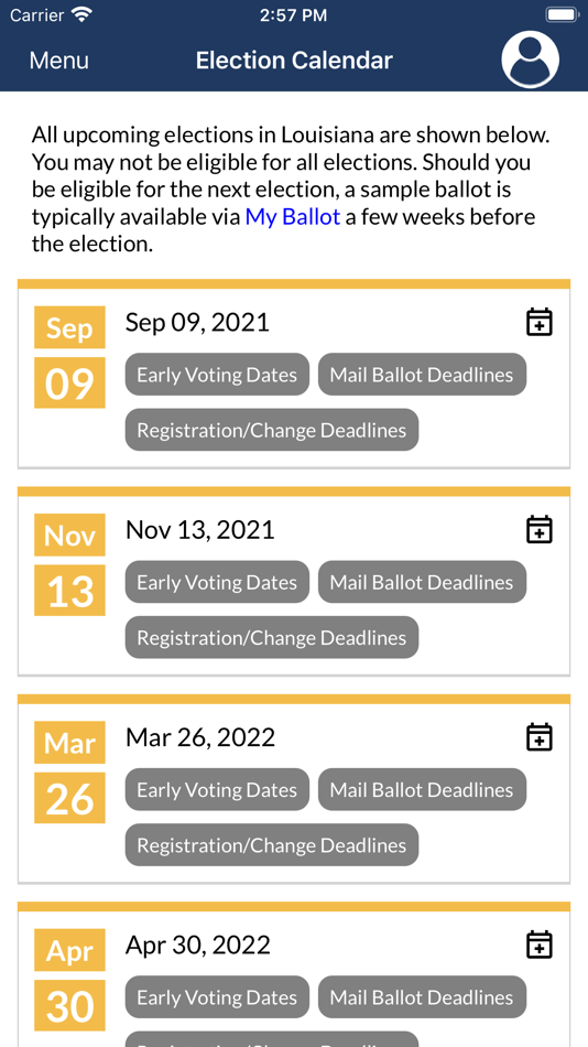 #6. GeauxVote Mobile (iOS) Podle: Louisiana Secretary of State