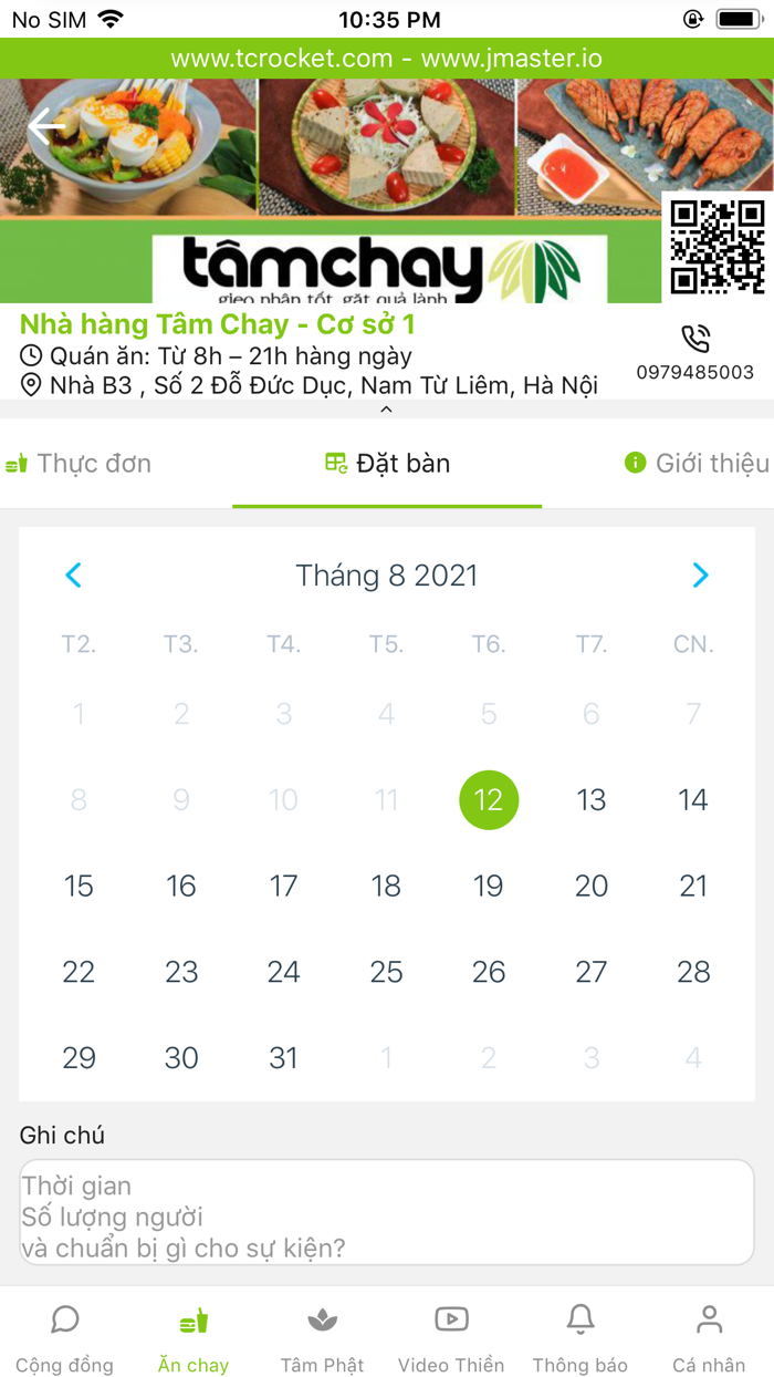 Tâm Chay - Cộng đồng Chay