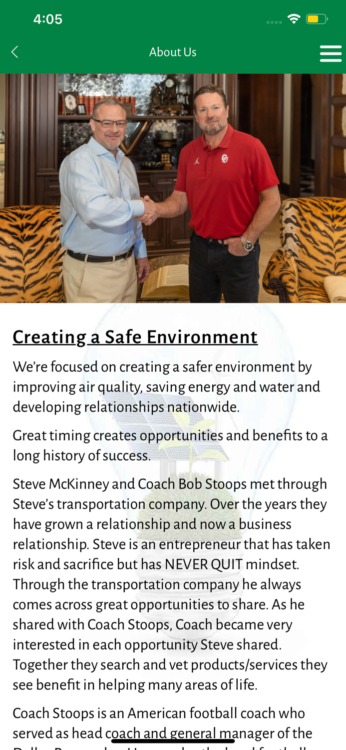 Sustainable Solutions App