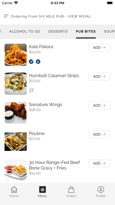 Six Mile Pub and Eatery Screenshot