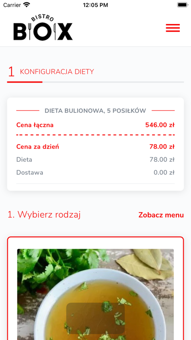 BistroBox Catering Screenshot