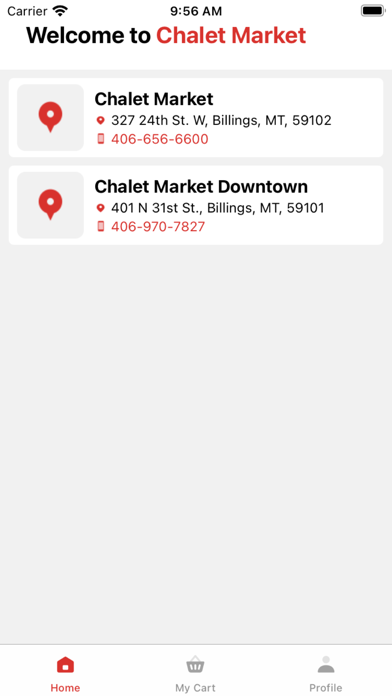 Chalet Market Screenshot