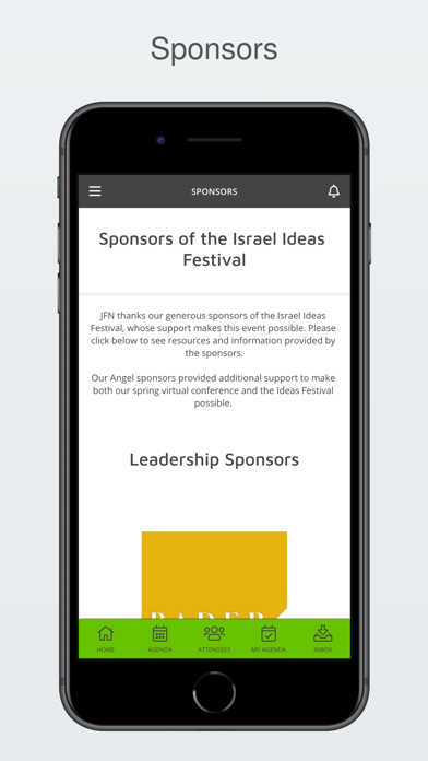 JFN Israel Ideas Festival Screenshot