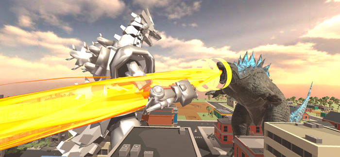 怪兽之王VS.奥特机甲-恐龙格斗