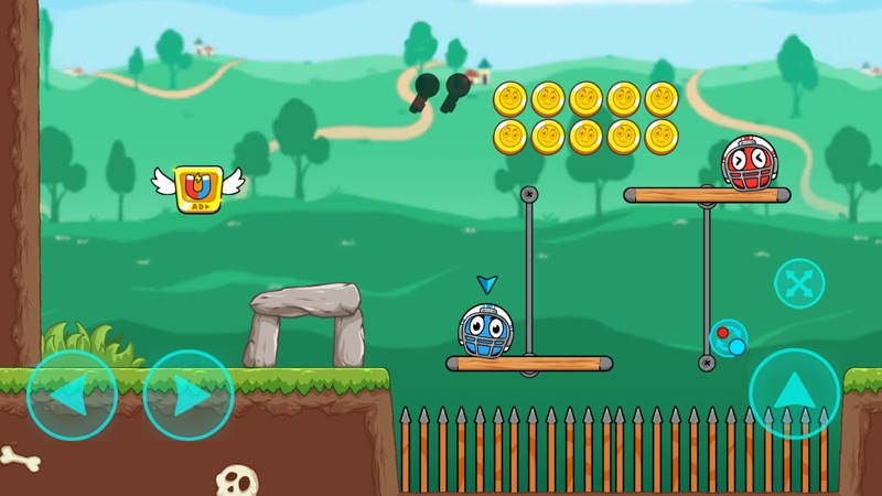 Red and Blue Ball screenshot 1