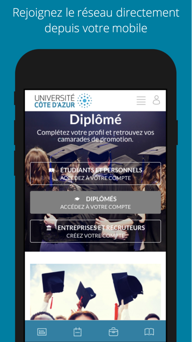 Université côte d'azur Screenshot