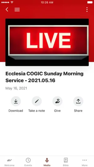 Ecclesia COGIC screenshot 3